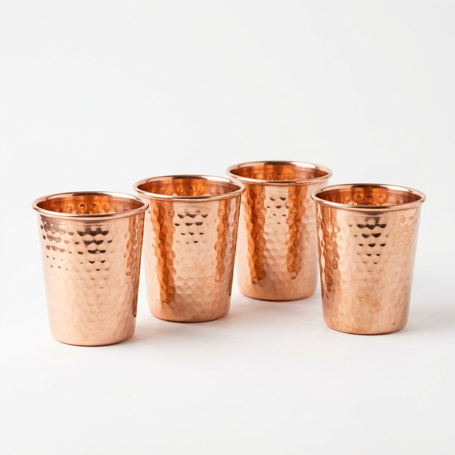 Set de 4 Verres en Cuivre